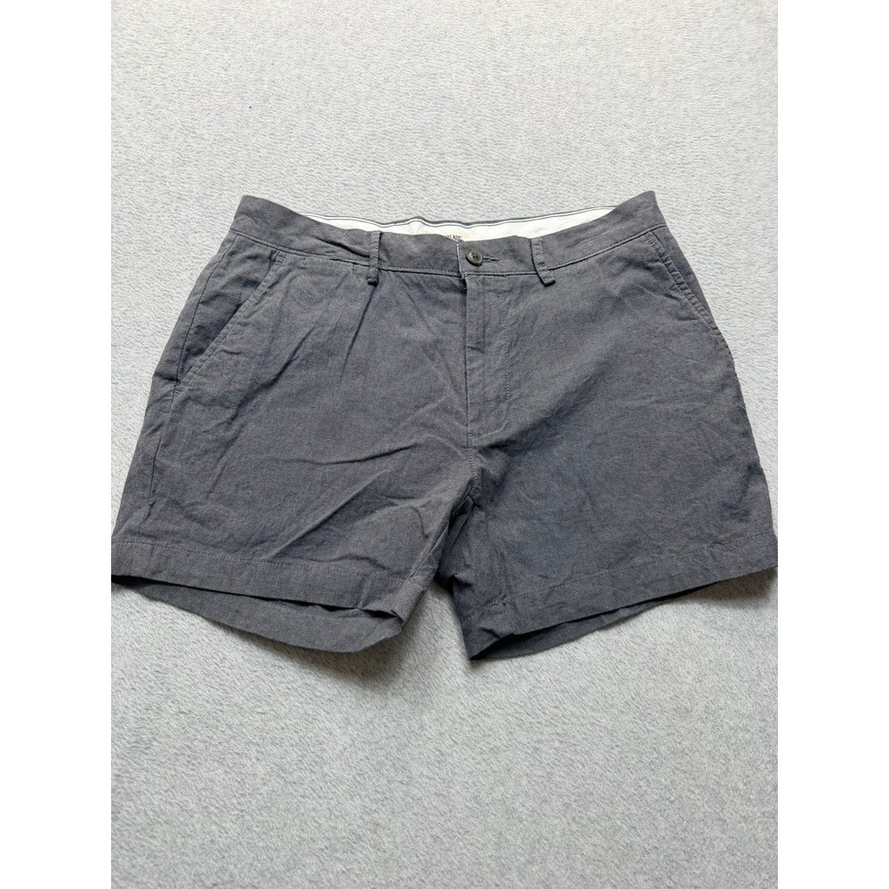 Goodthreads Women's 32W Slim Fit 5 Inch Inseam Comfort Stretch Chino Shorts Gray